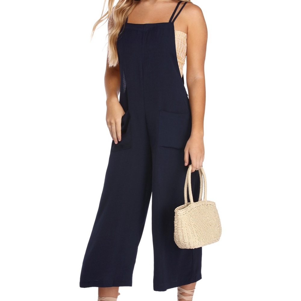 Navy blue Windsor Store jumpsuit Size Large